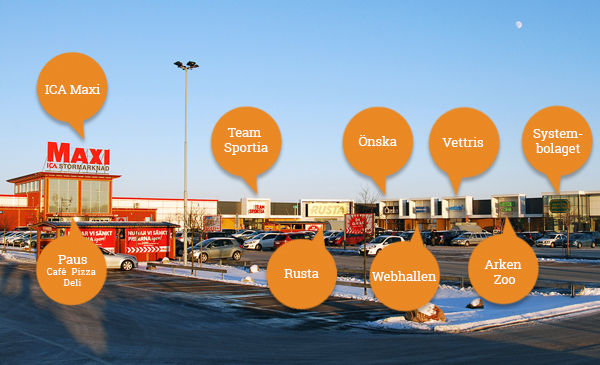 Alla butiker i Flygstaden handel 